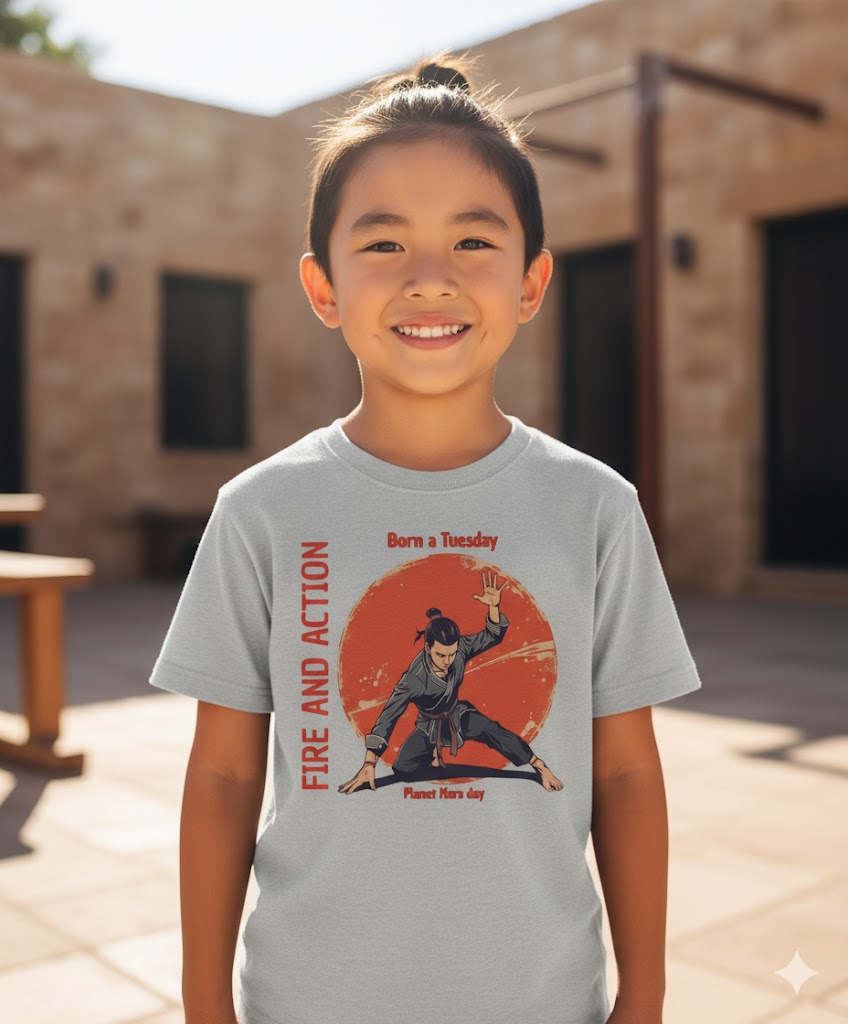 Unisex Tuesday Organic cotton kids t-shirt