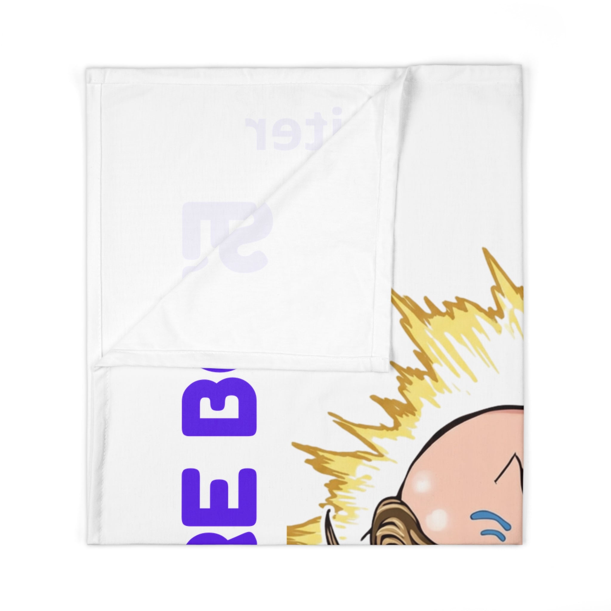 Personalized Baby Swaddle Blanket - Born on Thursday - Future Boss