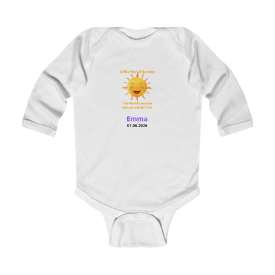 Personalized Baby Pajama - Born on Sunday - Favorite Day Got Better