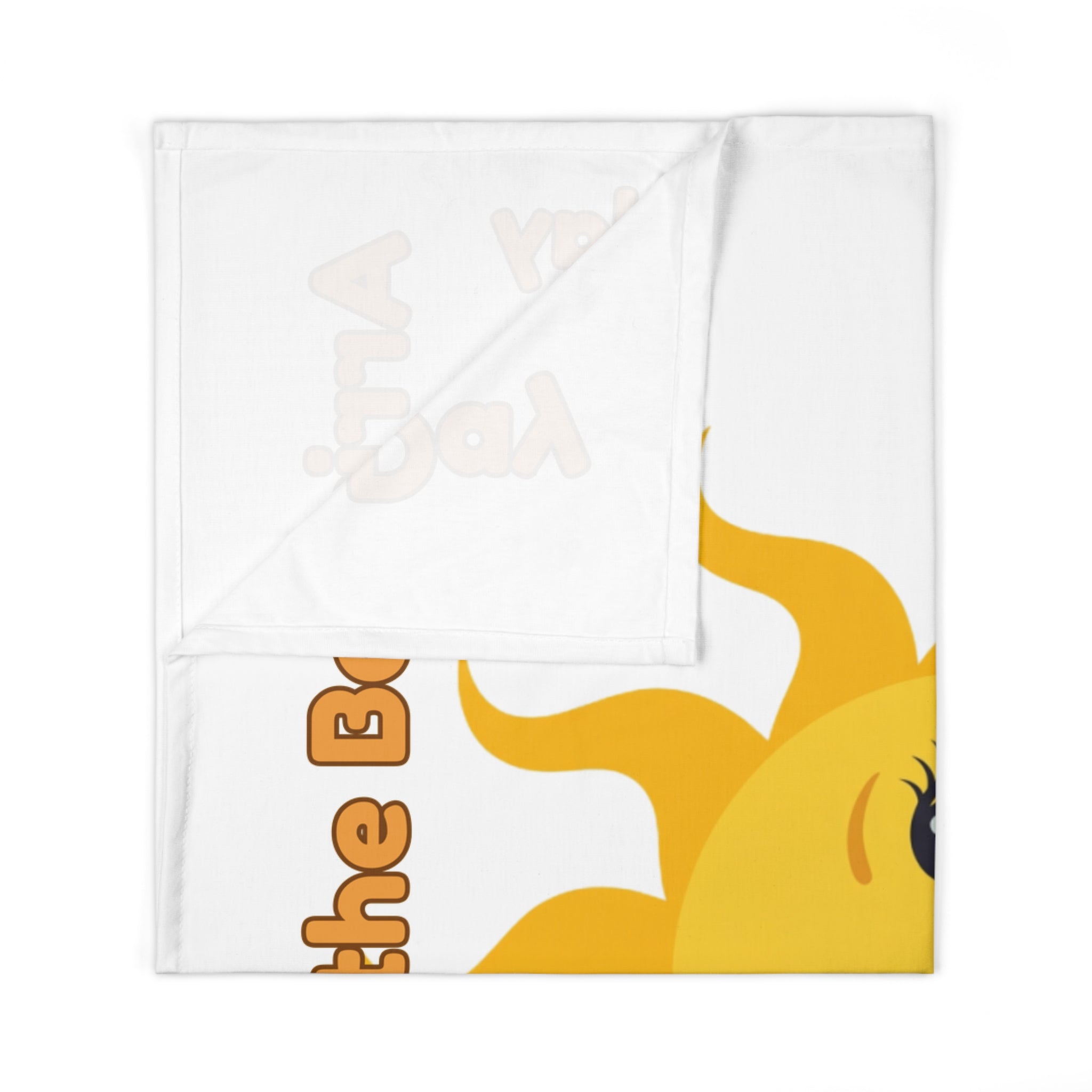 Personalized Baby Swaddle Blanket - Born on Sunday - Humble About It