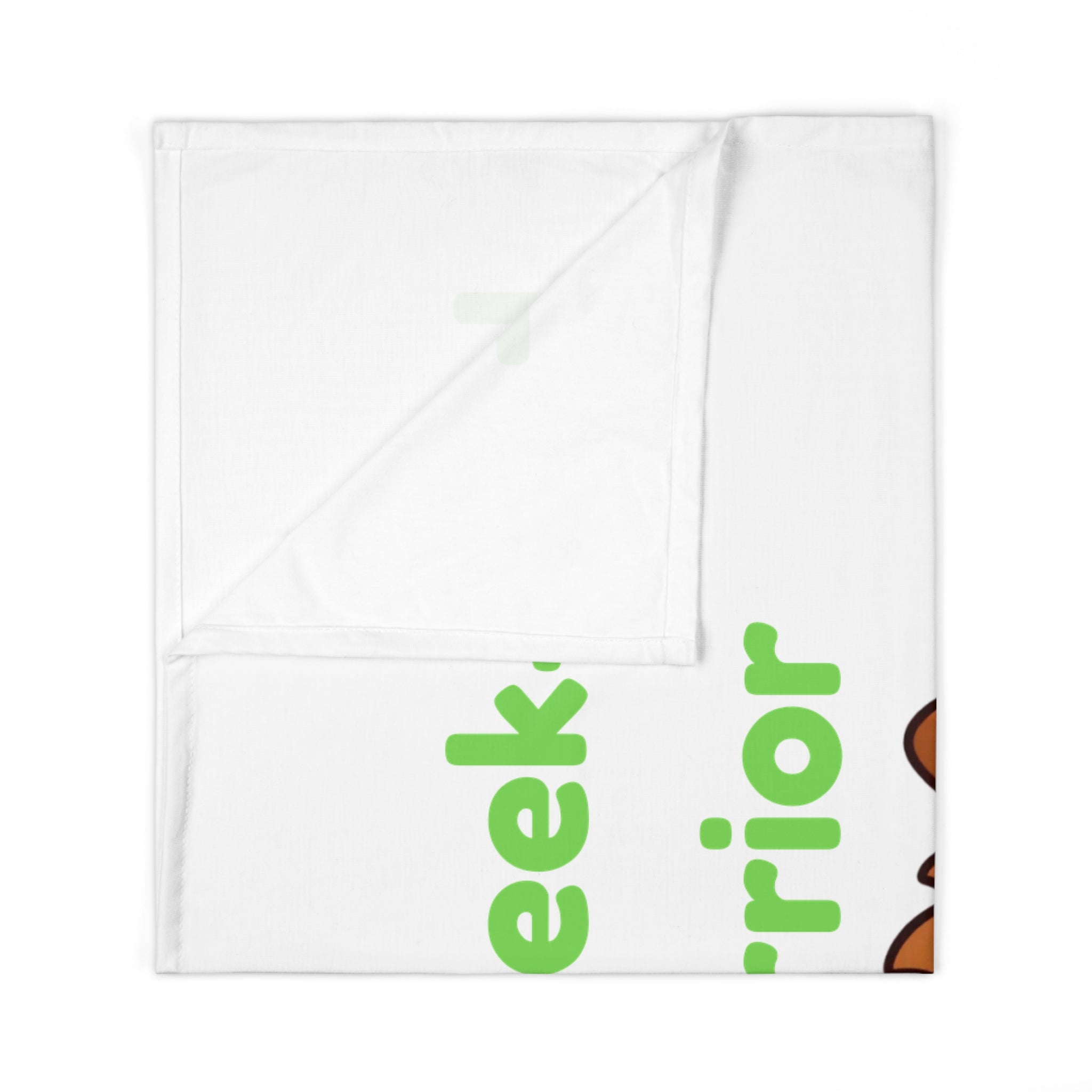 Personalized Baby Swaddle Blanket - Born on Saturday - Little Week-end Warrior