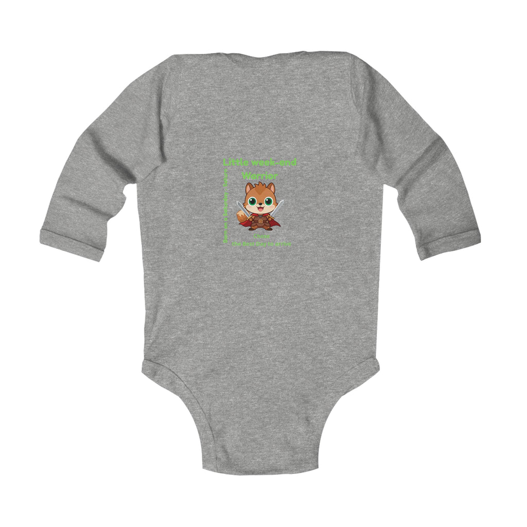 Personalized Baby Pajama - Born on Saturday - Little Warrior