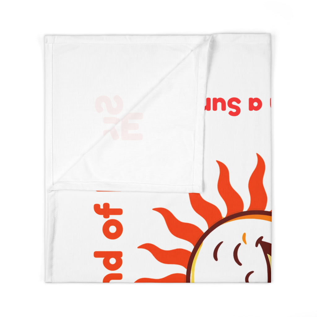 Personalized Baby Swaddle Blanket - Born on Sunday - Perfect Chaos