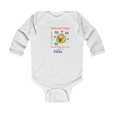 Personalized Baby Pajama - Born on Wednesday - Midweek Magic