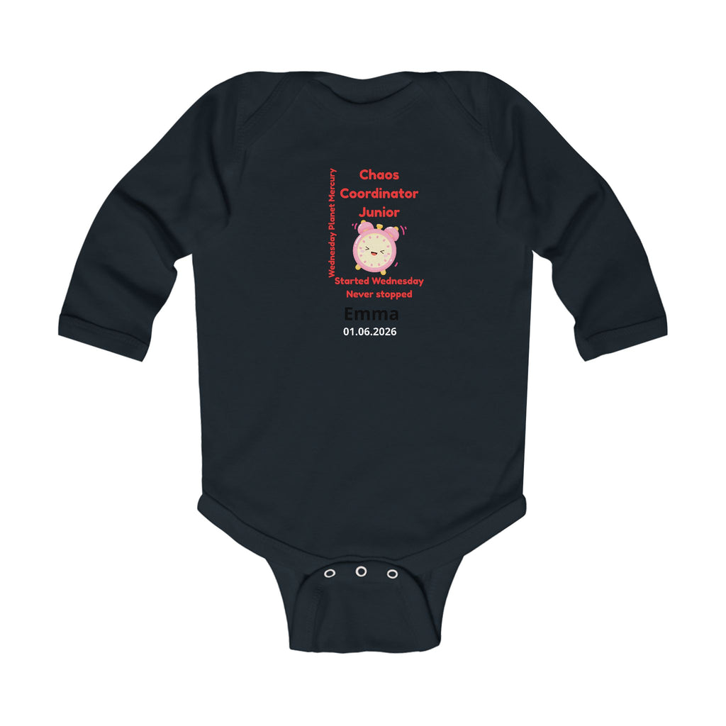 Personalized Baby Pajama - Born on Wednesday - Chaos Coordinator