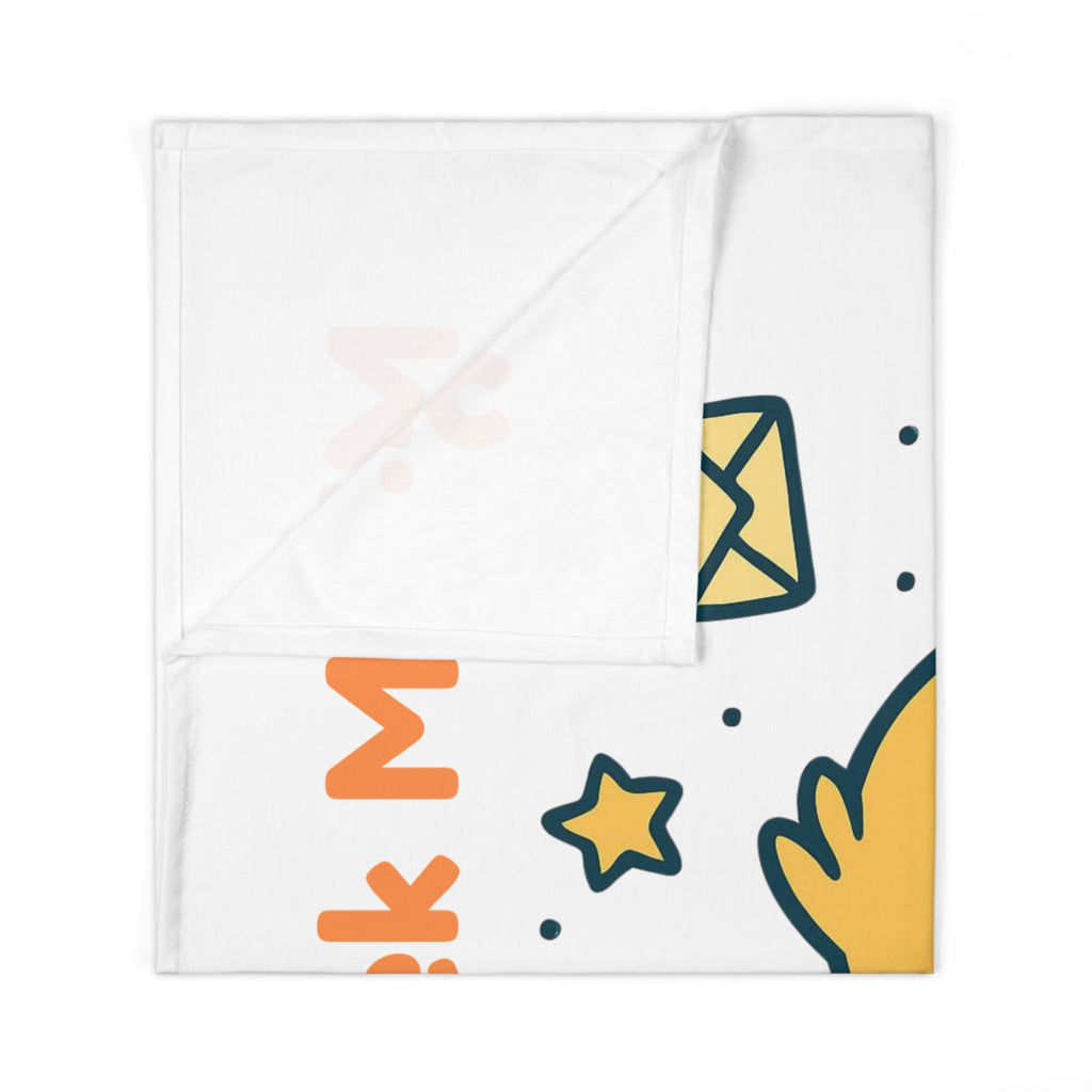 Personalized Baby Swaddle Blanket - Born on Wednesday - Started Wednesday Never Stopped