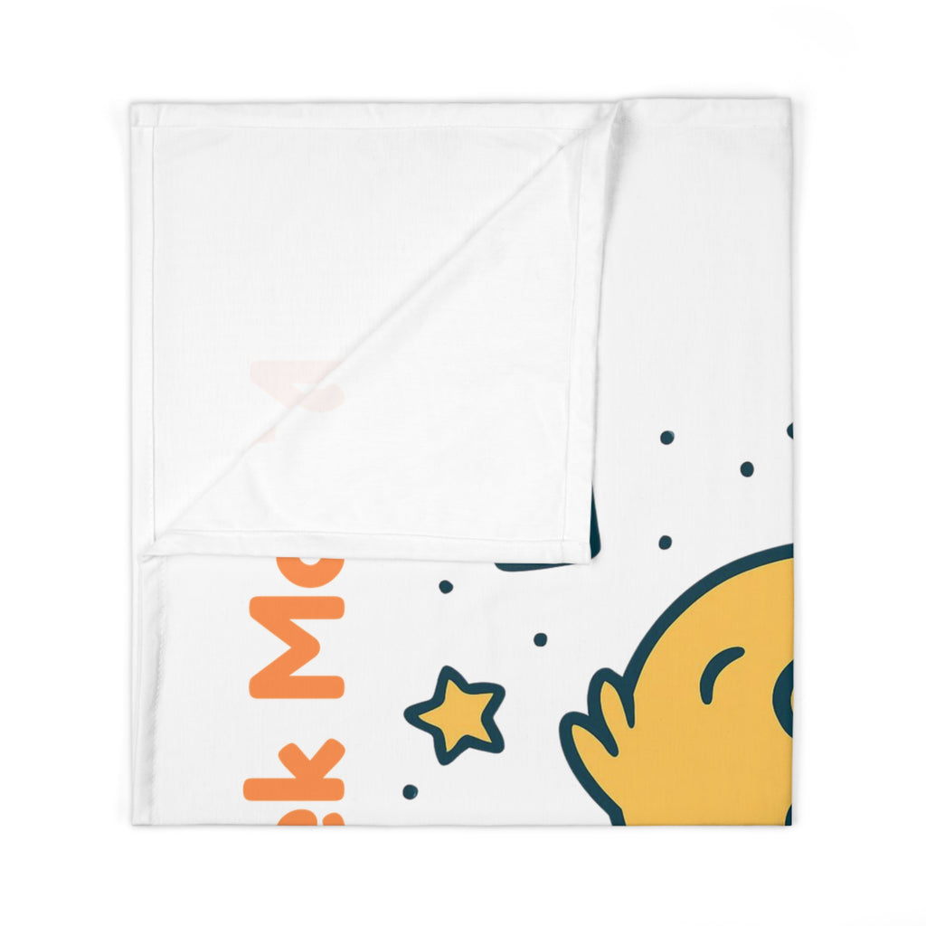 Personalized Baby Swaddle Blanket - Born on Wednesday - Started Wednesday Never Stopped