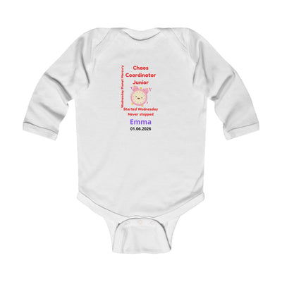 Personalized Baby Pajama - Born on Wednesday - Chaos Coordinator