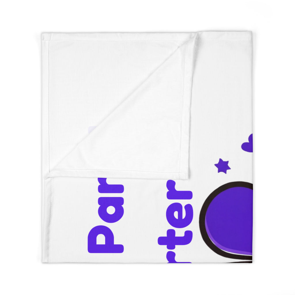 Personalized Baby Swaddle Blanket - Born on Friday - Little Party Starter