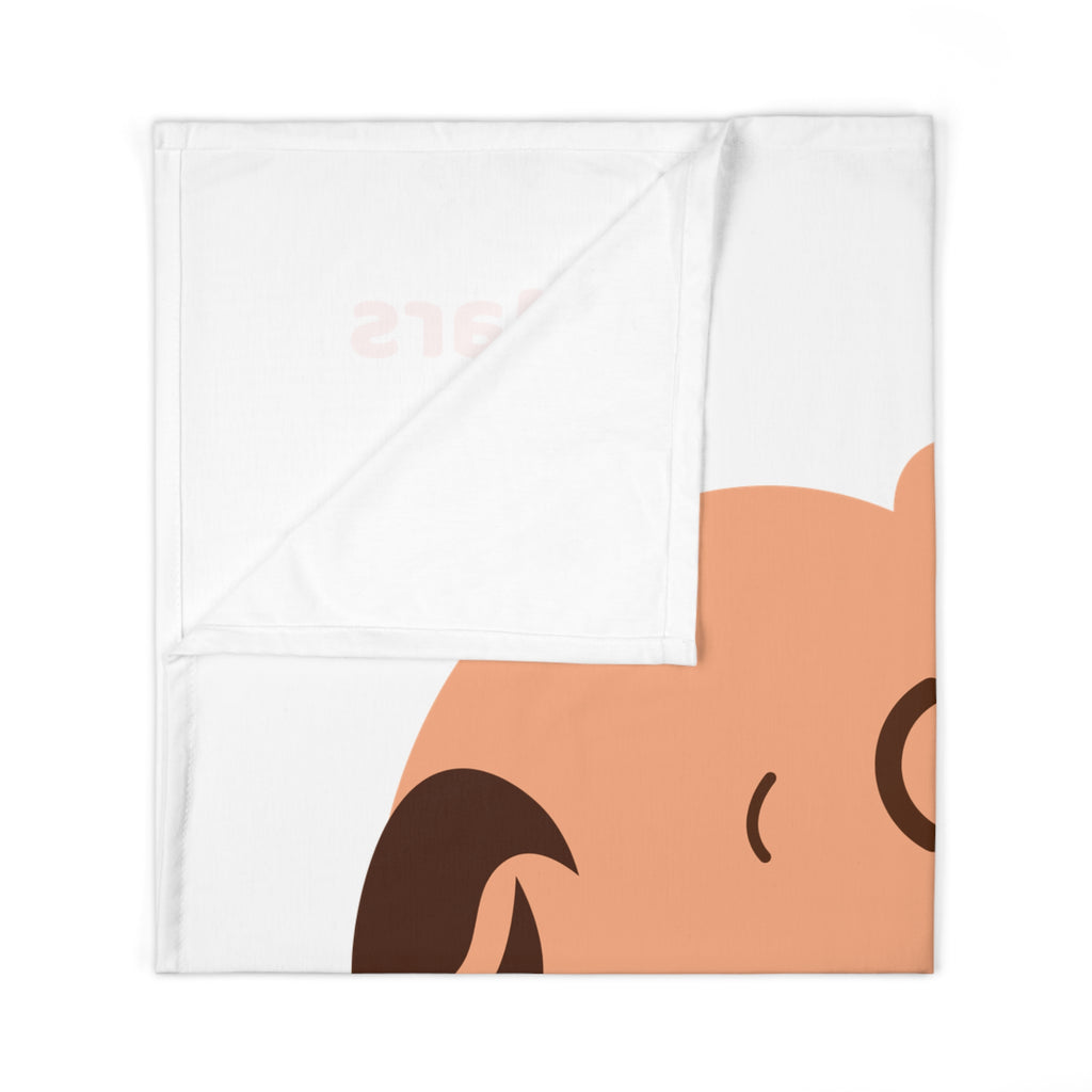 Personalized Baby Swaddle Blanket - Born on Tuesday - Too Bright to Be Contained