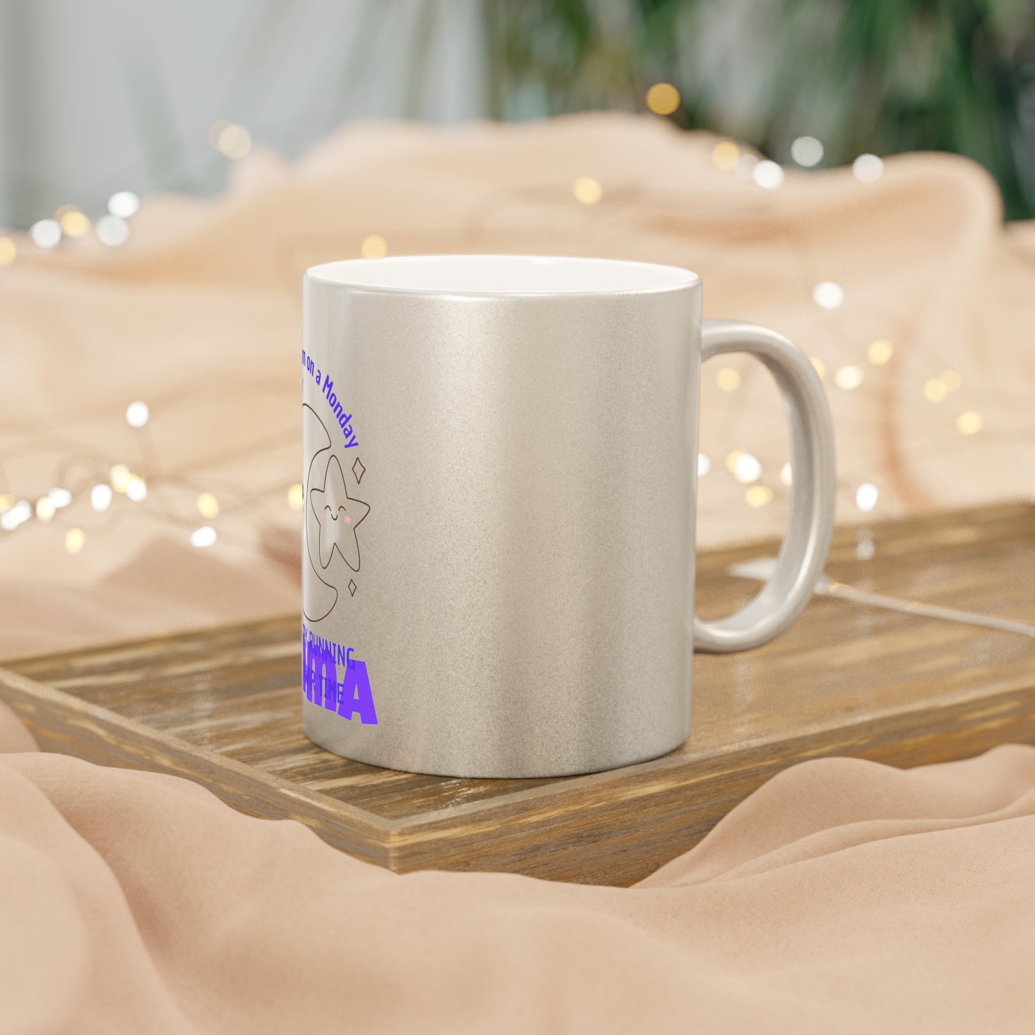 Already Running on Lunar Time Mug - Matching Parent Set - Monday