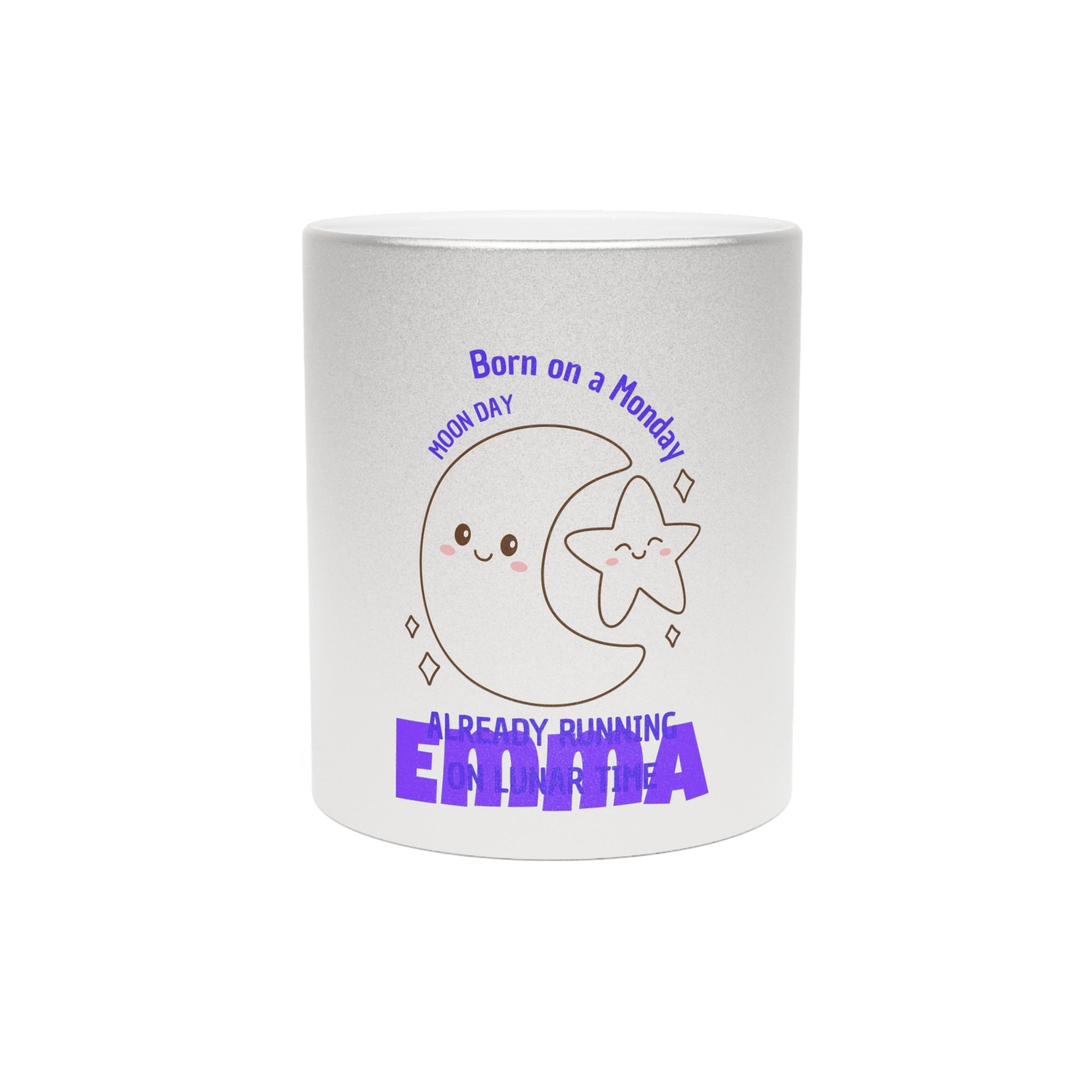 Already Running on Lunar Time Mug - Matching Parent Set - Monday