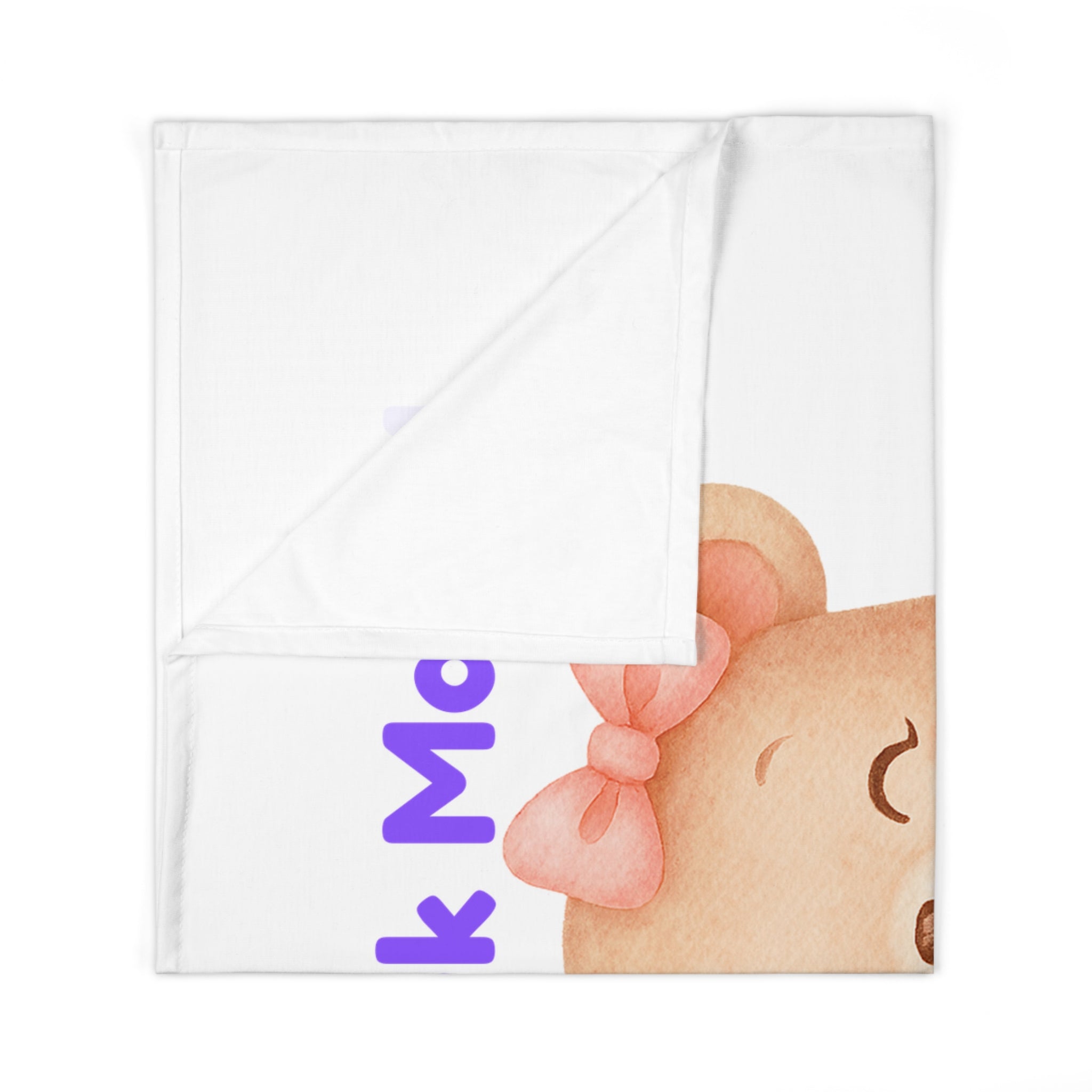 Personalized Baby Swaddle Blanket - Born on Wednesday - Midweek Magic