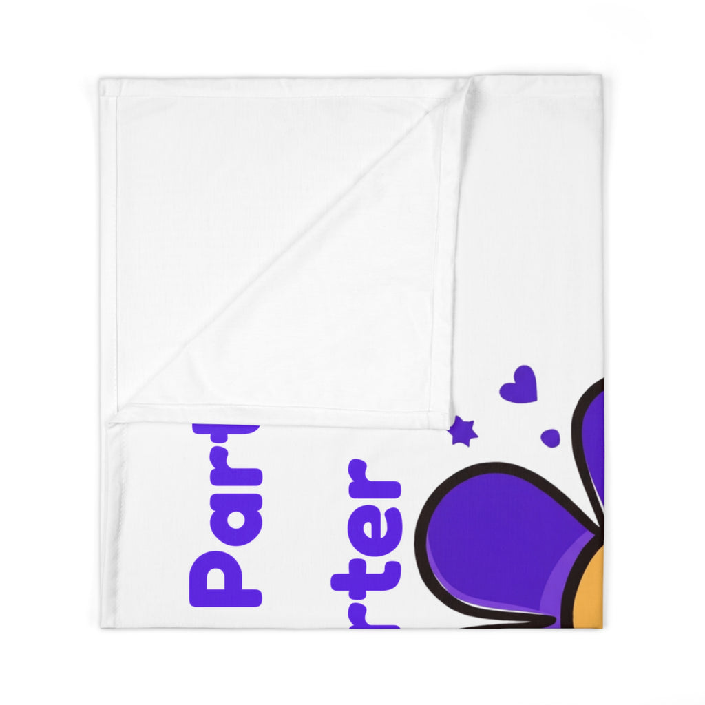 Personalized Baby Swaddle Blanket - Born on Friday - Little Party Starter