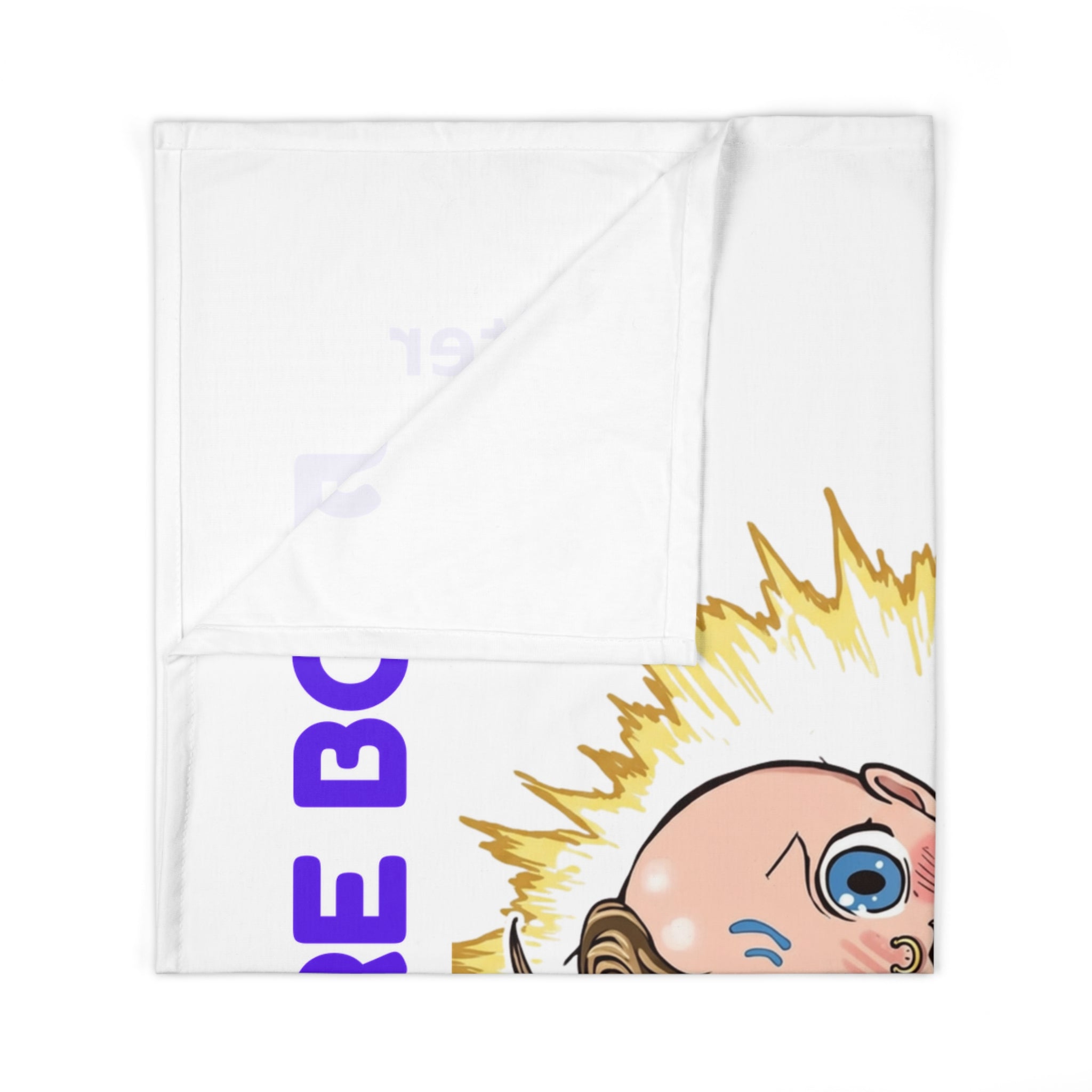 Personalized Baby Swaddle Blanket - Born on Thursday - Future Boss