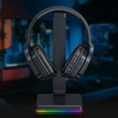 Head-mounted Noise Reduction Stereo Game Bass Wireless Luminous Headphones