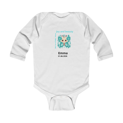 Personalized Baby Pajama - Born on Friday - Joy and Beauty
